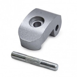 Uña de aluminio plata con...