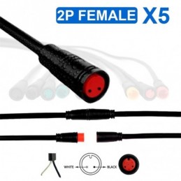 Conector waterproof 8mm 2...