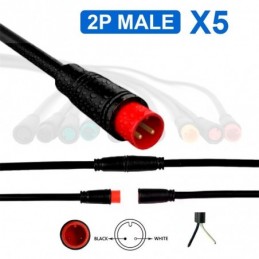Conector waterproof 8mm 2...
