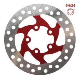 Disco de freno 120mm 5H rojo