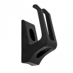 Gancho doble metálico negro...