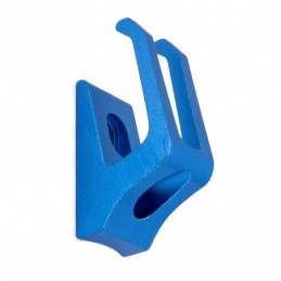 Gancho doble metálico azul...