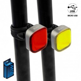 Juego de luces frontal y...